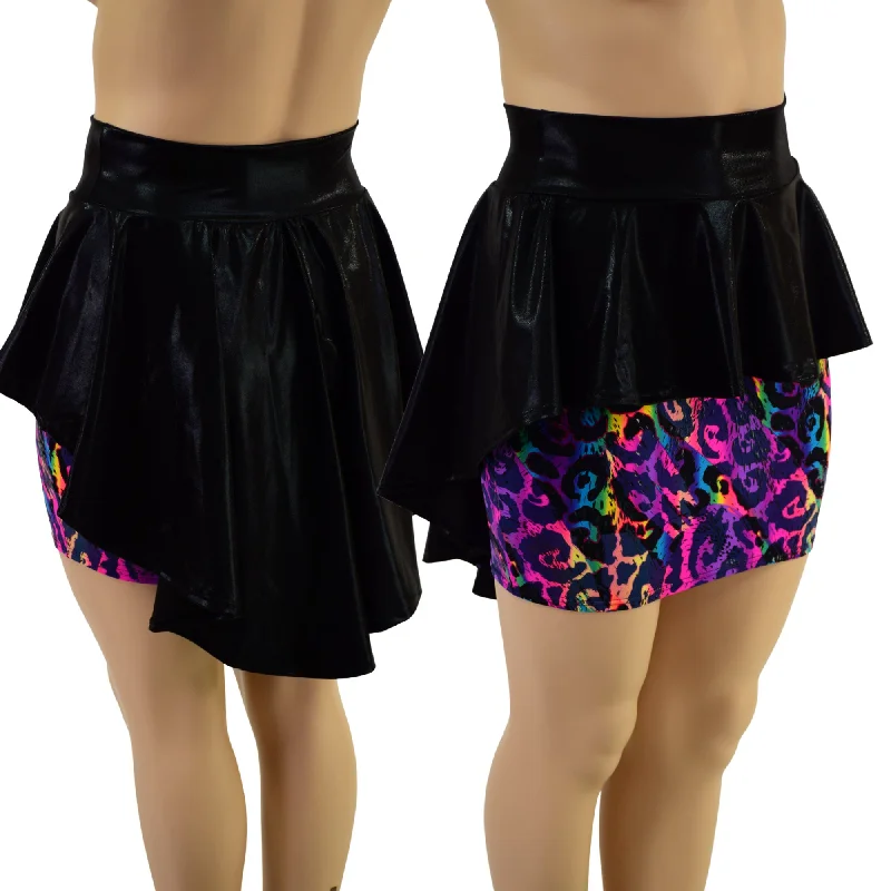 Hi Lo Peplum Bodycon Skirt boho skirt vibe