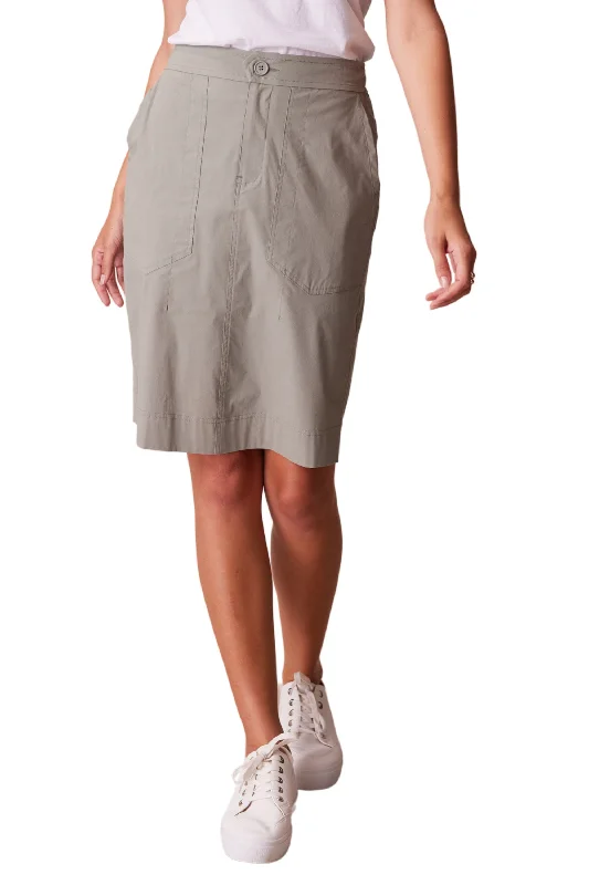 LTL PORT SKIRT - LA3159 elastic waist skirt