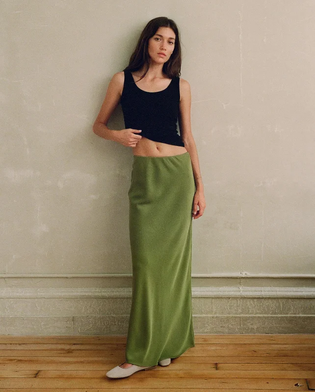 PUDDLE SKIRT / MATCHA athletic skirt fit