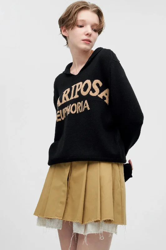 Stella Pleated Skirt zip skirt side