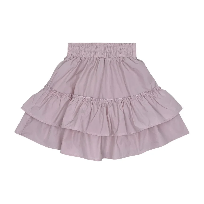 Teela Mauve Tafetta Skirt denim skirt classic