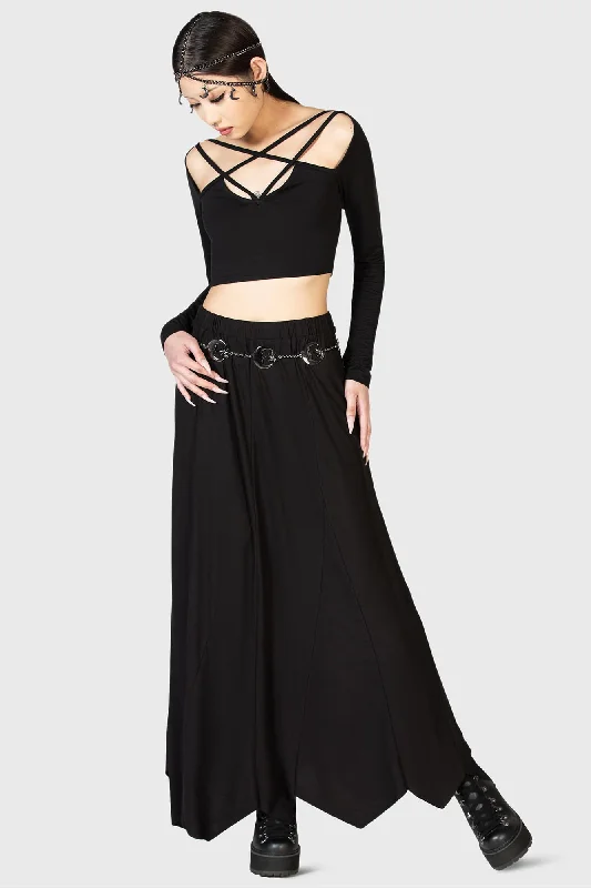 Twilight Hour Maxi Skirt wool skirt warm