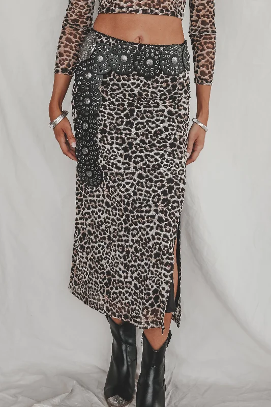 Wild About My Outfit Mesh Midi Skirt seamless skirt comfort