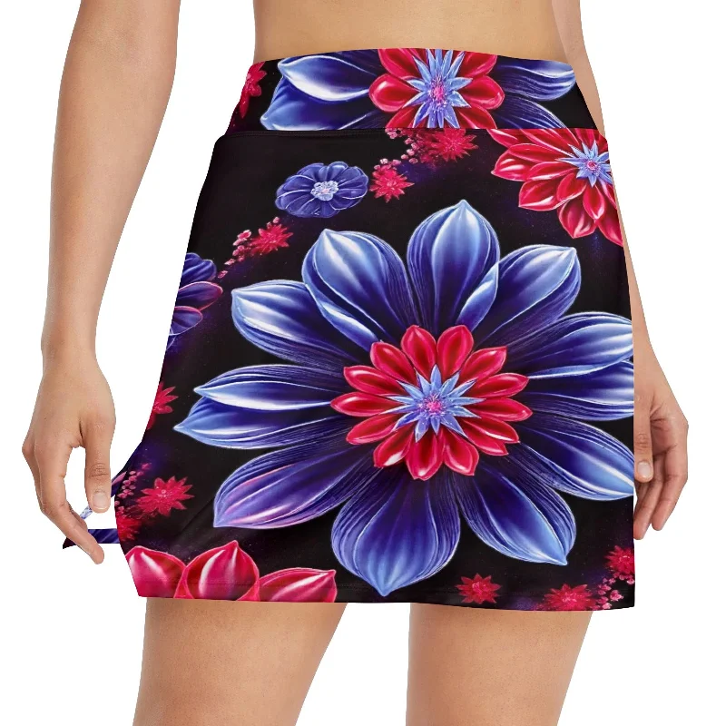 Women's Golf Skirt with Pocket (D64) denim skirt fashionable