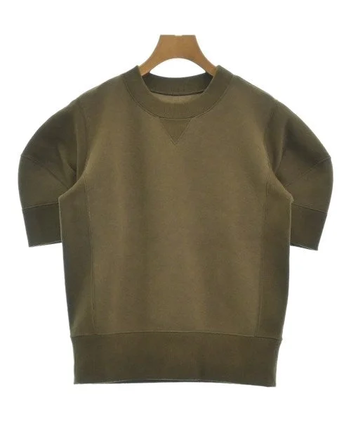 sacai Sweatshirts Hoodie with Button Placket Classic Preppy