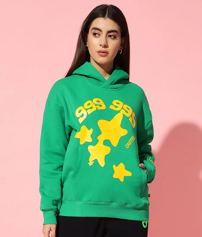 999 star front Green Hoodie Neck Oversized Sweatshirt Hoodie with Lining Warm Insulated 999 star front Green Hoodie Neck Oversized Sweatshirt Hoodie with Lining Warm Insulated