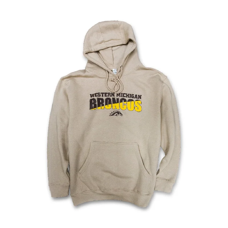 Broncos Two-Tone Hoodie Hoodie with Earth Tones Natural Calm