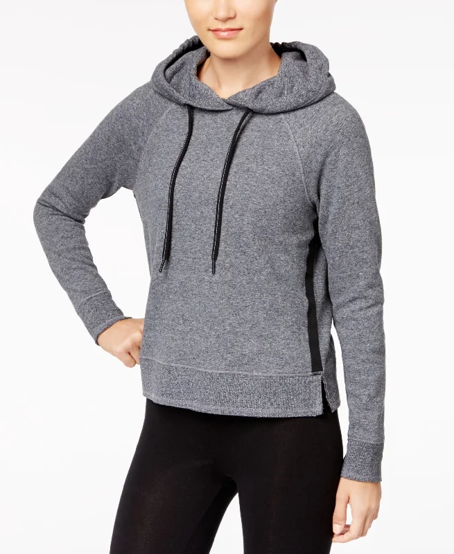 Calvin Klein Performance Fleece Hoodie Hoodie with Hem Embroidery Detailed Premium