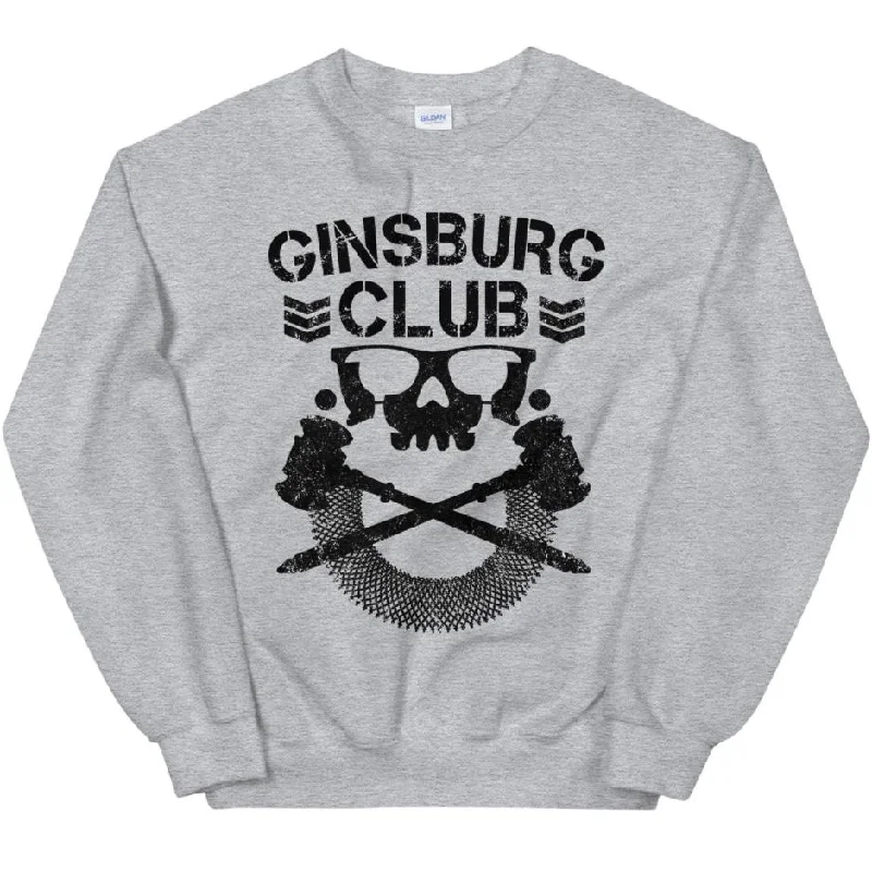 Ginsburg Club -- Sweatshirt Hoodie with Full-Zip Functional Layering