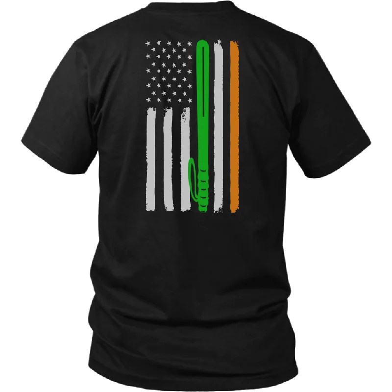 Irish Police Tribute Shirts & Hoodies or St. Patrick's Day Hoodie with Longline Fit Extended Stylish Irish Police Tribute Shirts & Hoodies or St. Patrick's Day Hoodie with Longline Fit Extended Stylish