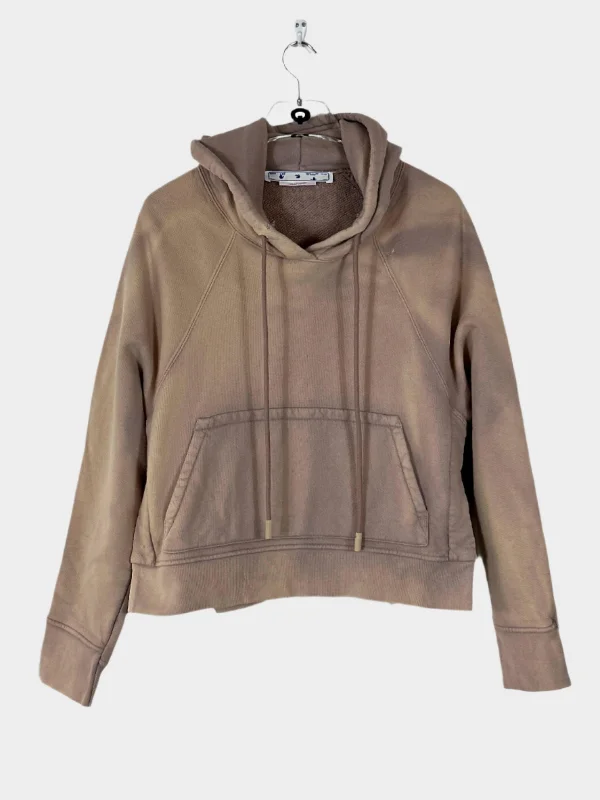 Laundry Crop Hoodie Hoodie with Puffed Sleeves Voluminous Trendy