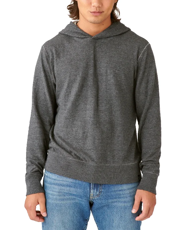 Men's Duo Fold Long Sleeves Hooded Sweatshirt Hoodie with Monochrome Minimalist Simple Men's Duo Fold Long Sleeves Hooded Sweatshirt Hoodie with Monochrome Minimalist Simple