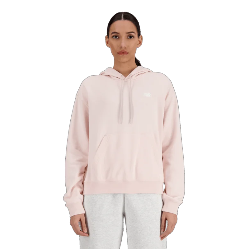 New Balance Women's Sport Essentials Fleece Hoodie Hoodie with Cropped Fit Short Trendy New Balance Women's Sport Essentials Fleece Hoodie Hoodie with Cropped Fit Short Trendy