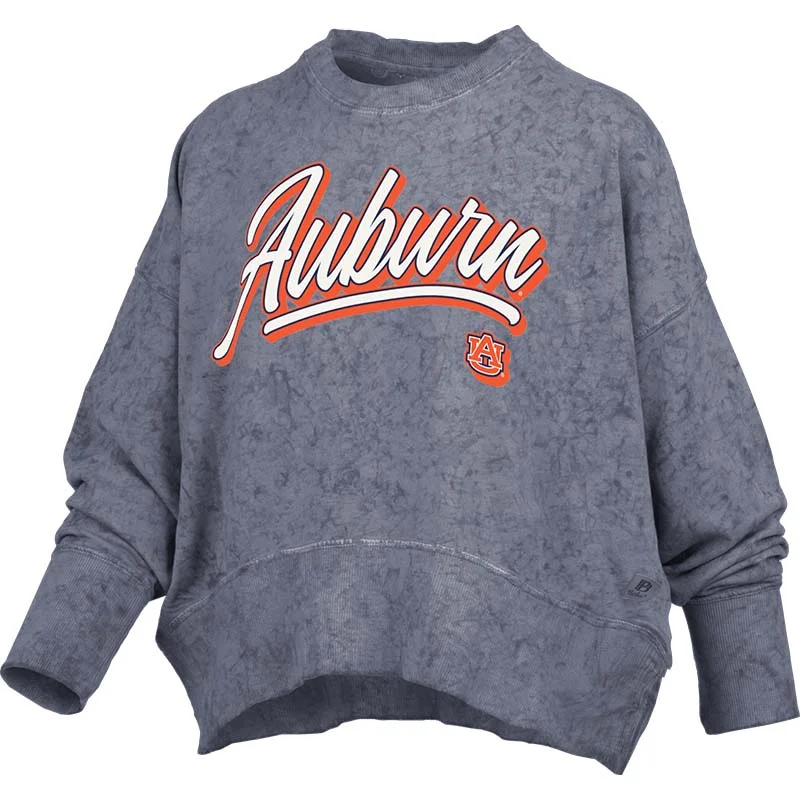 Auburn Harlow Waistline Crewneck Sweatshirt Hoodie with Patch Decorative Personalized Auburn Harlow Waistline Crewneck Sweatshirt Hoodie with Patch Decorative Personalized