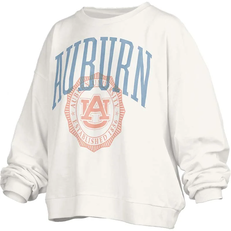 Auburn Lawrence Jan Crewneck Sweatshirt Hoodie with Tied Waist Feminine Flattering
