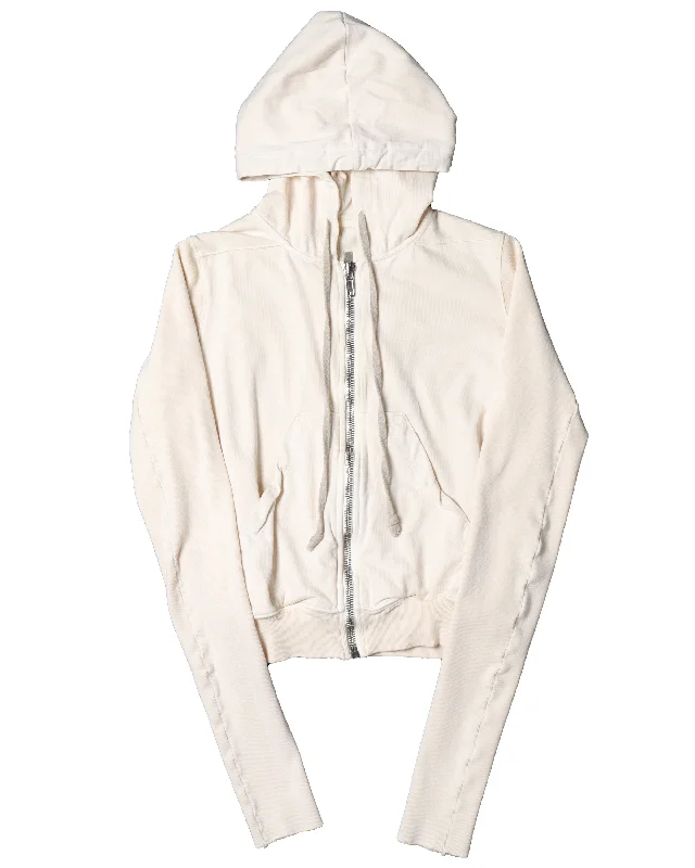 Zip Up Hoodie Hoodie with Back Slit Movement Comfort