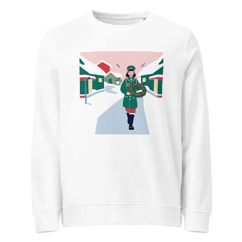 Seasonal Tribute Graphics Women Organic Sweatshirt Hoodie with Hem Detail Decorative Unique Seasonal Tribute Graphics Women Organic Sweatshirt Hoodie with Hem Detail Decorative Unique