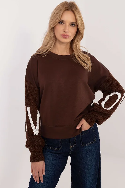 Sweatshirt Italy Moda Hoodie with Double Zipper Versatile Adjustable