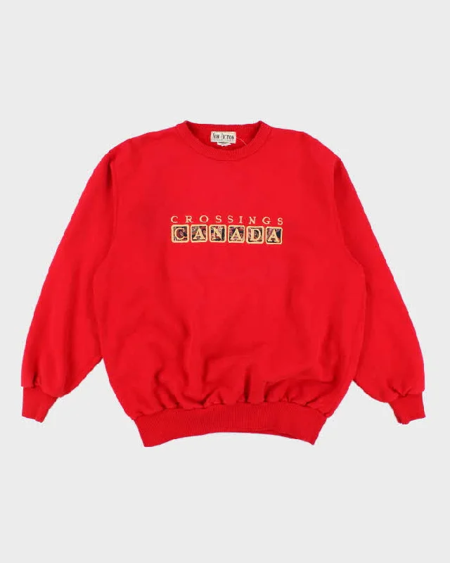 Vintage 90s Non-Fiction Embroidered Sweatshirt - XXXL Zip Hoodie Drawstring Kangaroo Pocket